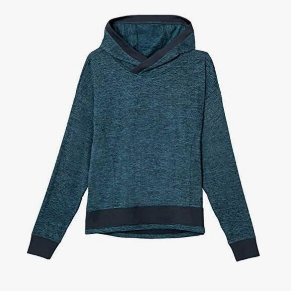 Mondetta Pullover Hoodie Top Womens Size Large Teal Lightweight Running Hiking - Picture 10 of 10